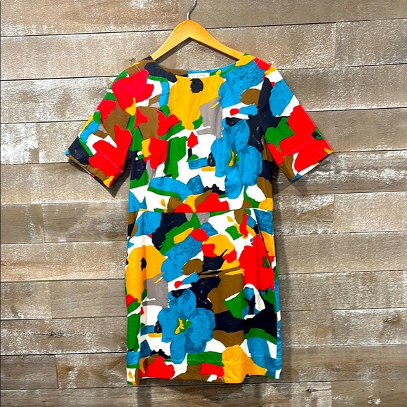 Emilyandfin abstract floral midi size S - Picture 1 of 9